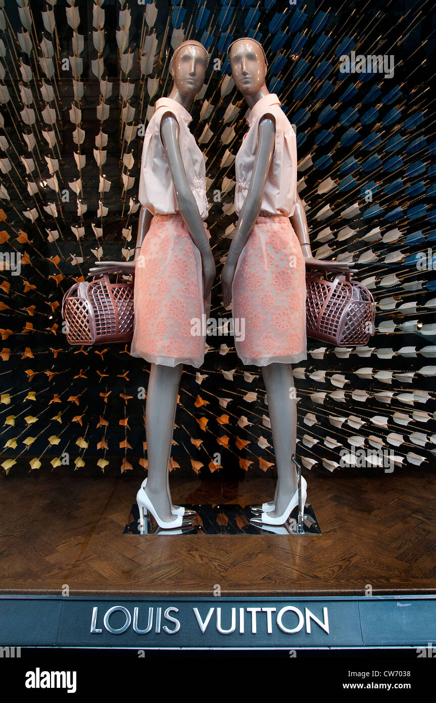 Louis Vuitton Fashion New York City Manhattan Stock Photo