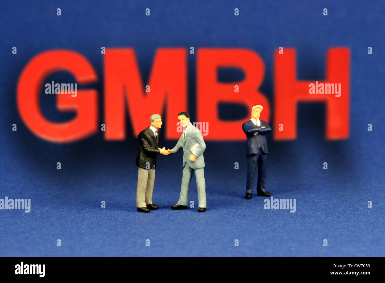 a limited company and figures Stock Photo