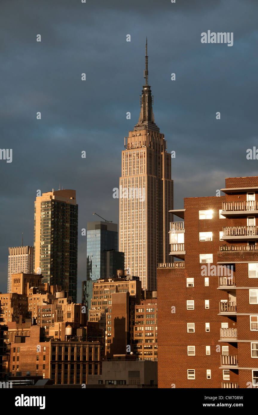 New York City Manhattan Empire State Building Stock Photo