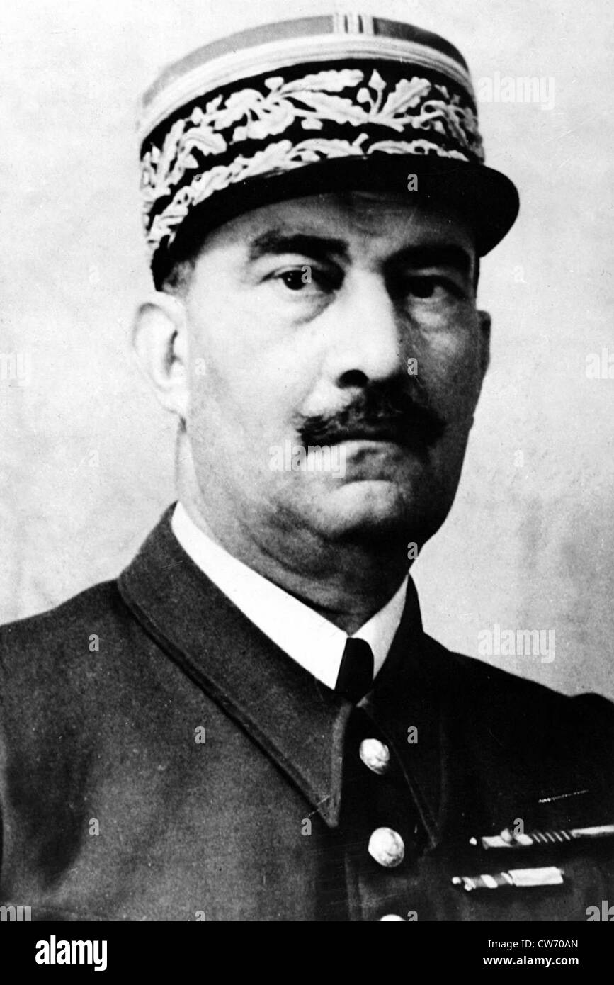 The General Henry Ferdinand Dentz Stock Photo Alamy