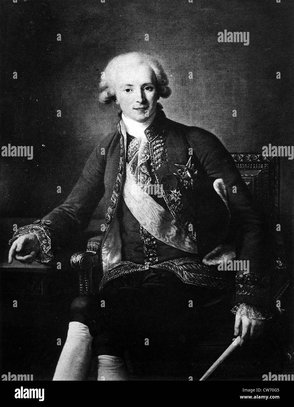 The count of Vaudreuil. (17401817 Stock Photo Alamy