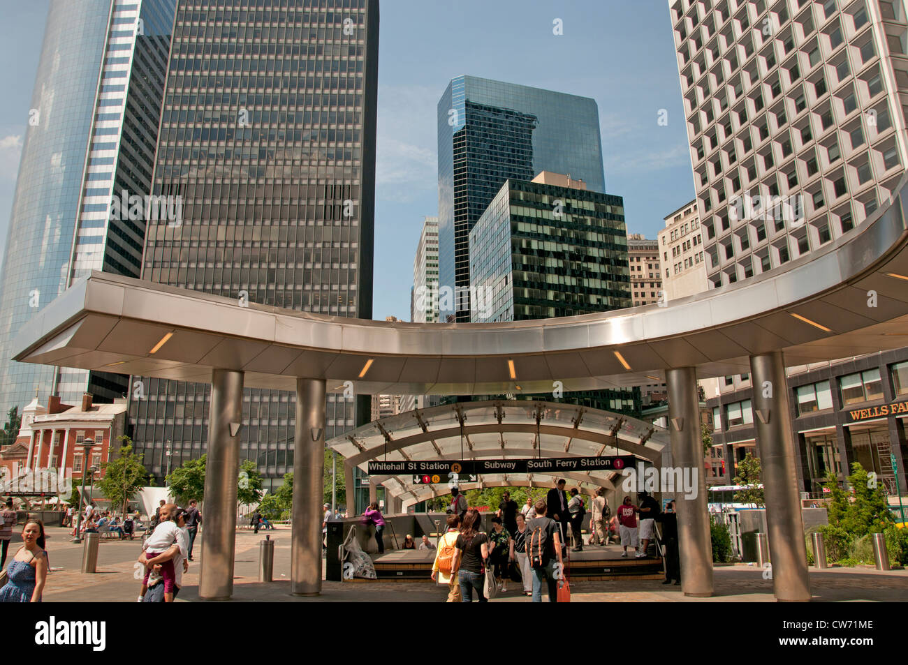 Whitehall St Station Subway South Ferry Station New York City Financial