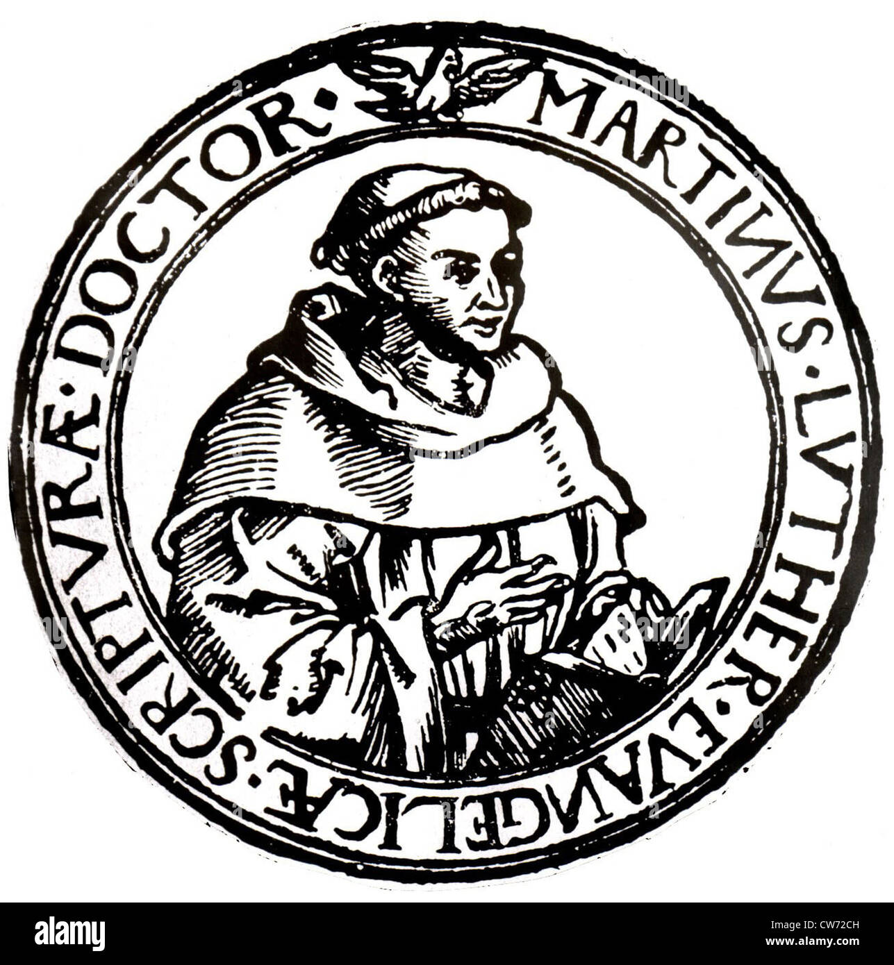 Martin Luther (1483-1546), German religious reformer - Stock Image