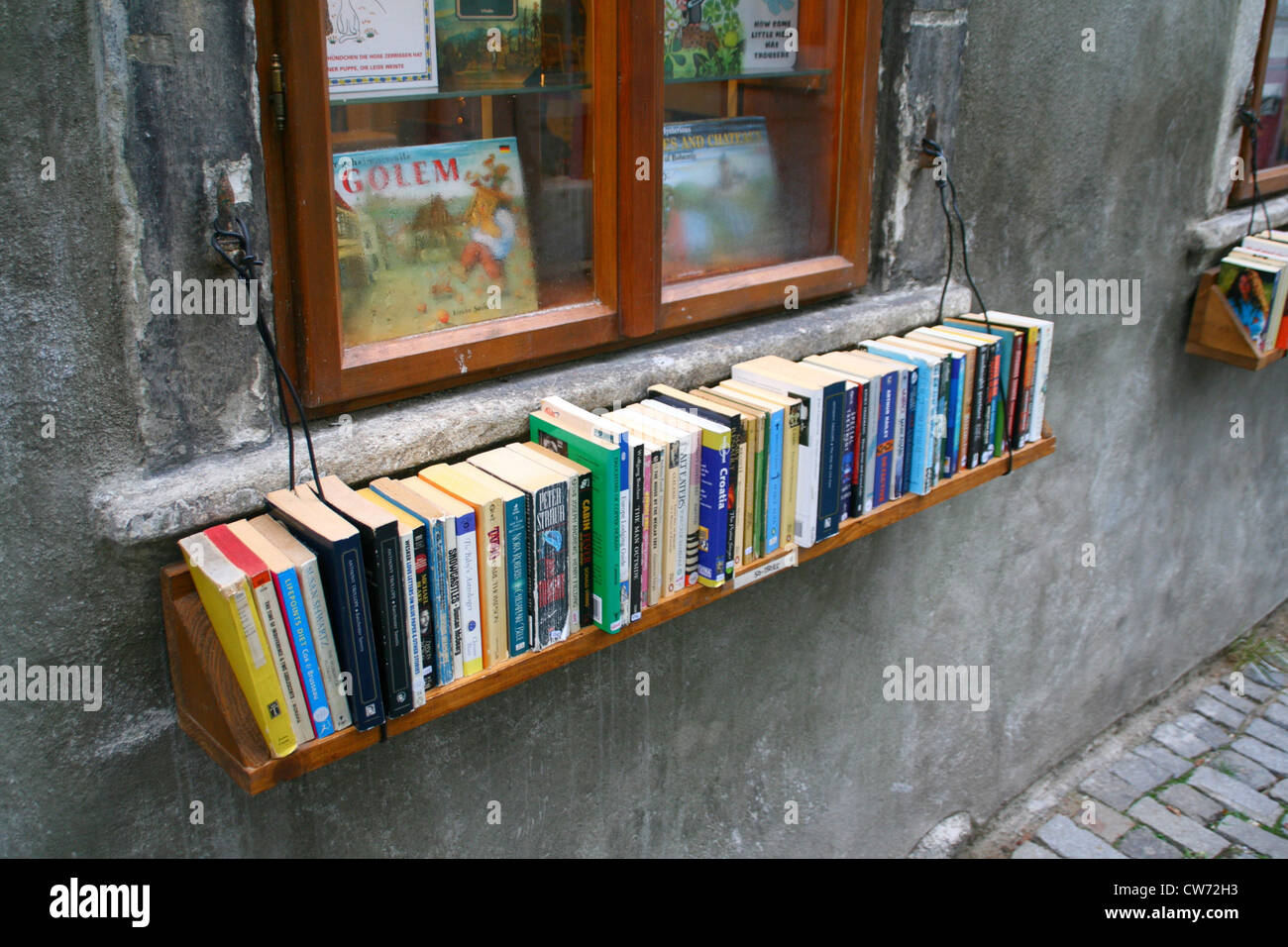 Books Falling Off Shelf