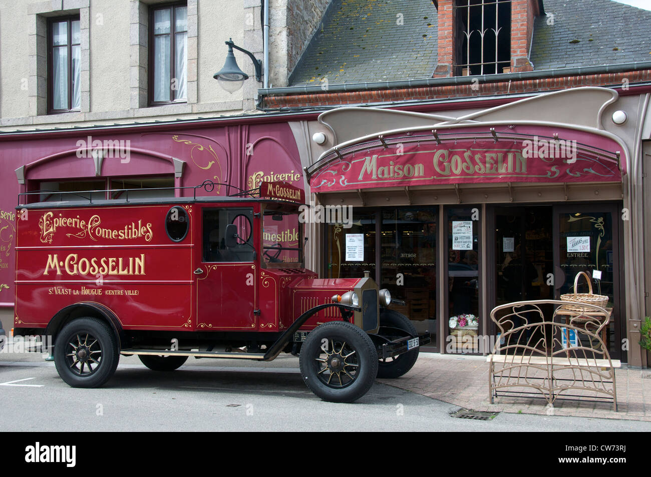 Maison Gosselin St Vaast la Hougue Cherbourg Peninsular Normandy France Stock Photo