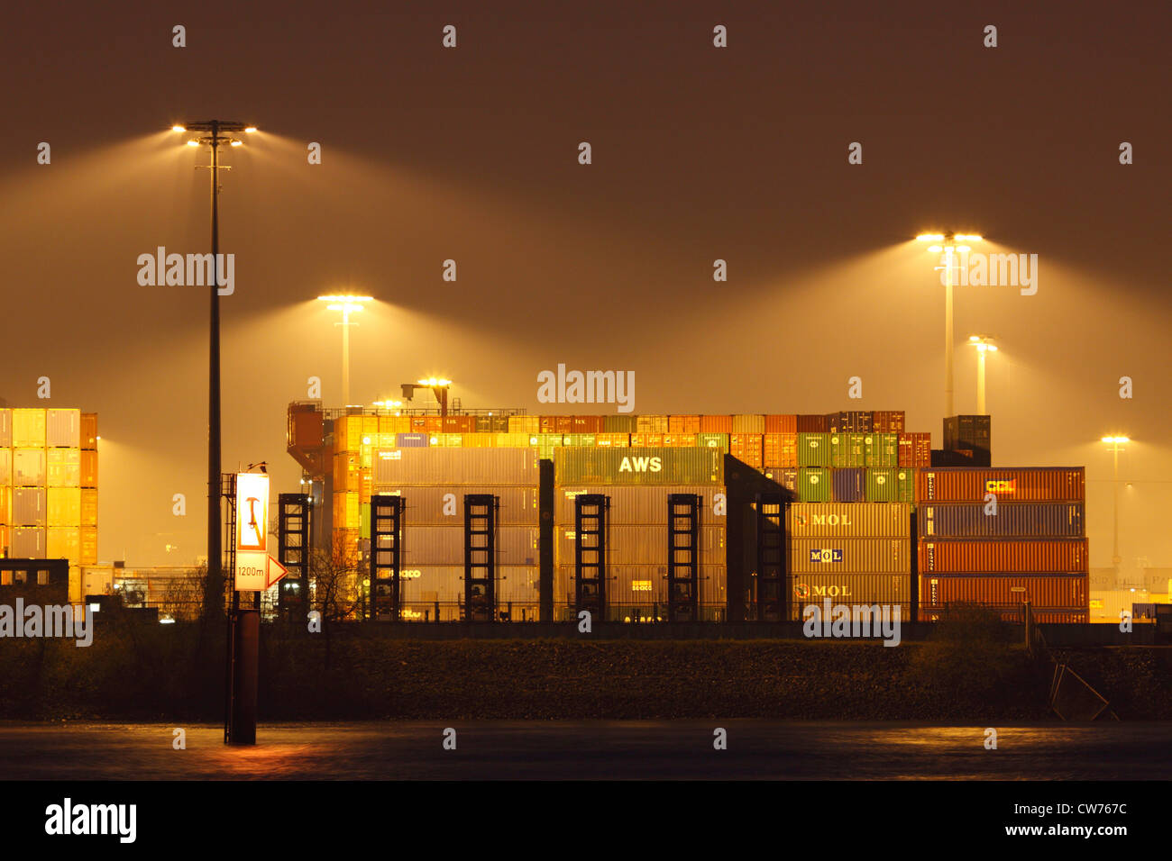 Port of Hamburg , Germany, Hamburg Stock Photo