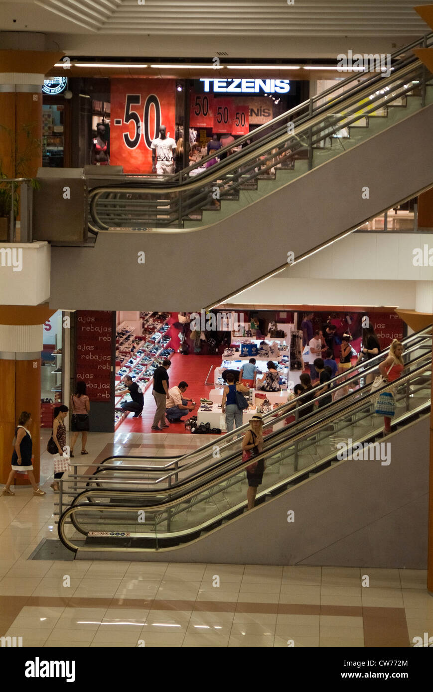 shopping mall, Valencia, Spain Stock Photo - Alamy