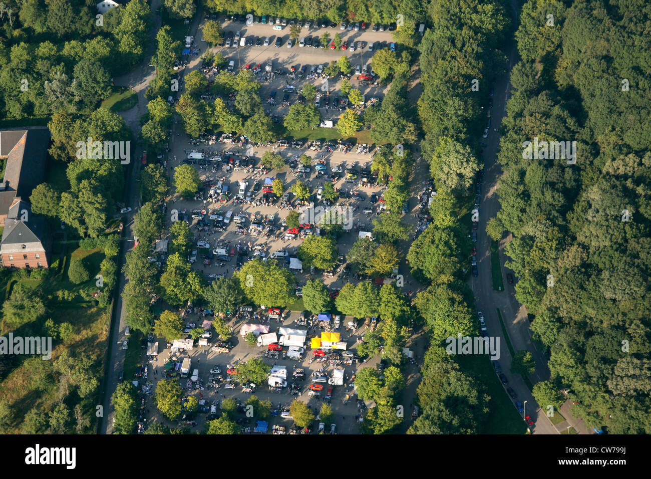 fleamarket at Ruhr University Bochum, Germany, North Rhine-Westphalia, Ruhr Area, Bochum Stock Photo