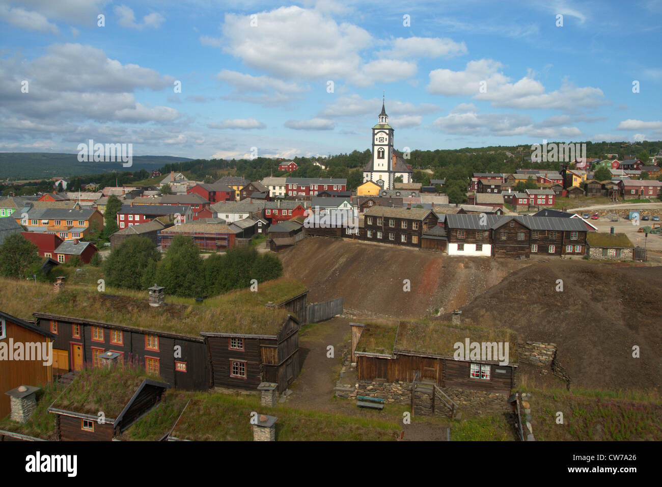 mining town Roeros, Norway, Roeros Stock Photo