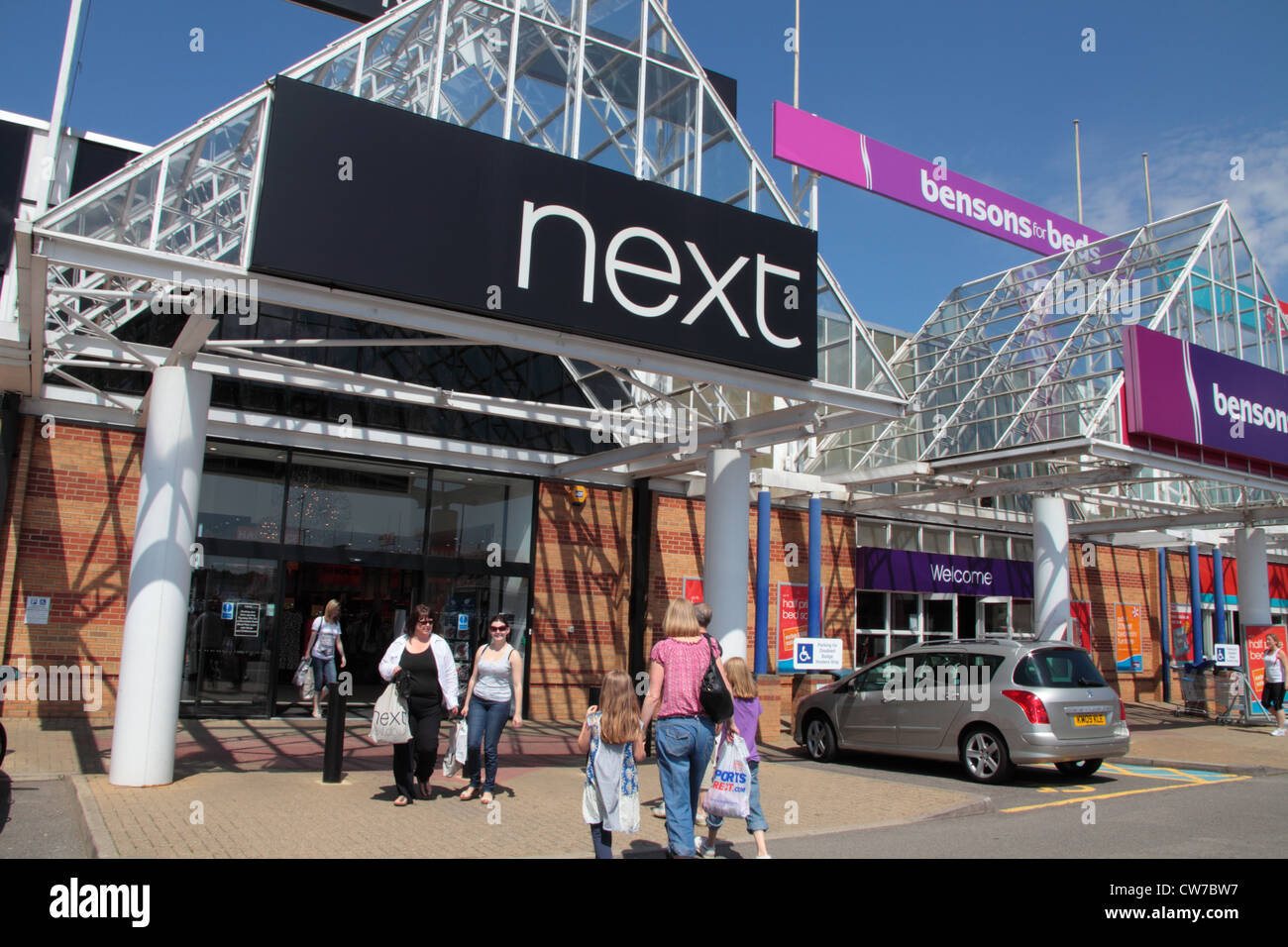 Next clothing store Stock Photo Alamy