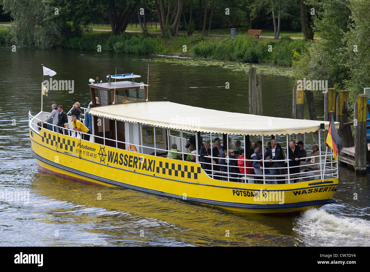 europe, germany, brandenburg, potsdam, landescape with the tiefer lake Stock Photo