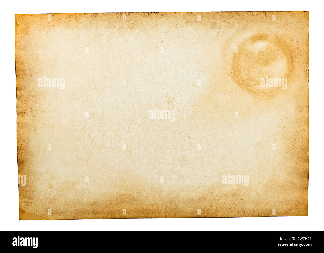 Old vintage paper texture or background isolated on white Stock Photo ...