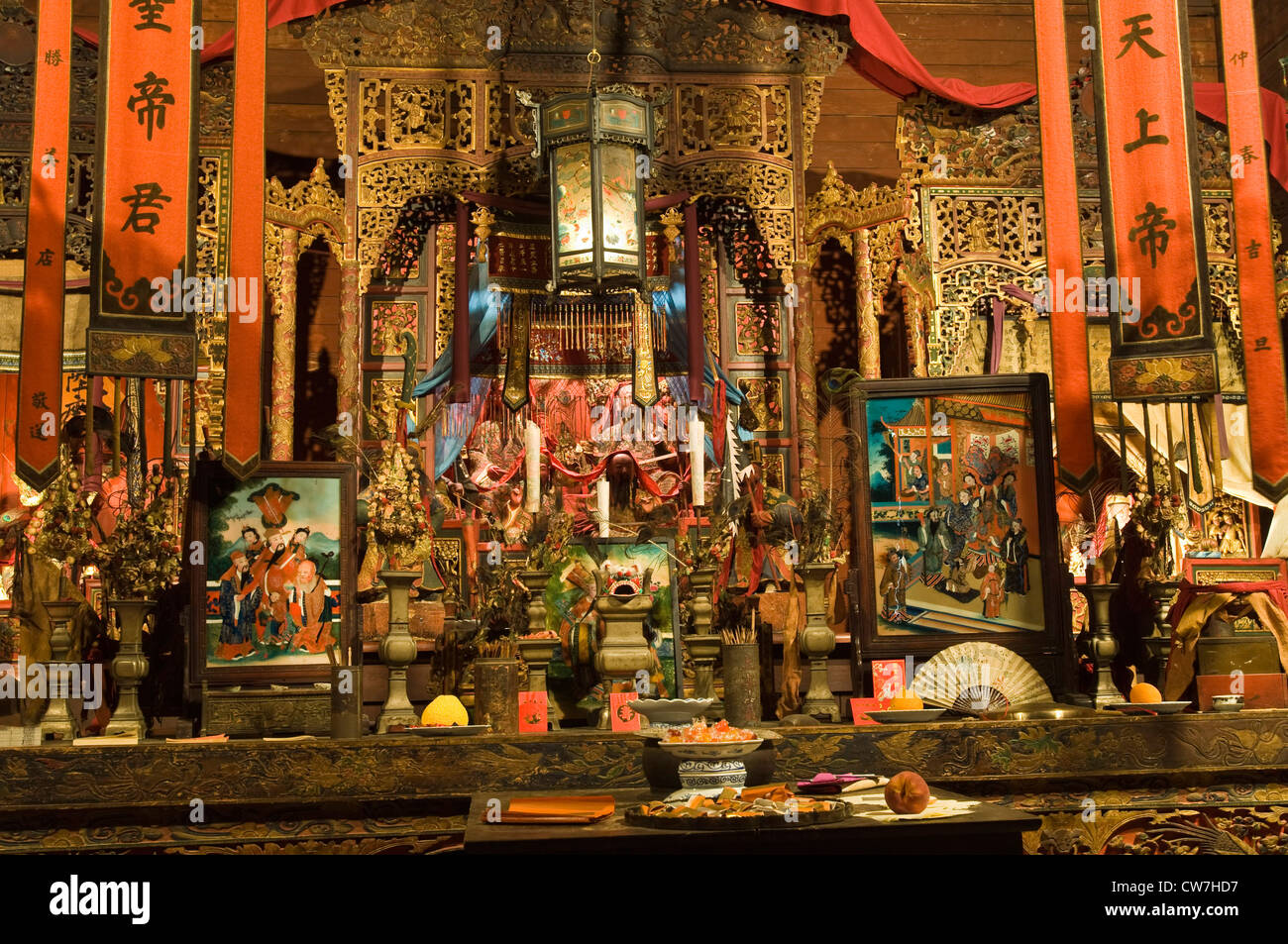 Joss House, oldest continuously used Chinese temple of Chinese immigrants, USA, California Stock Photo
