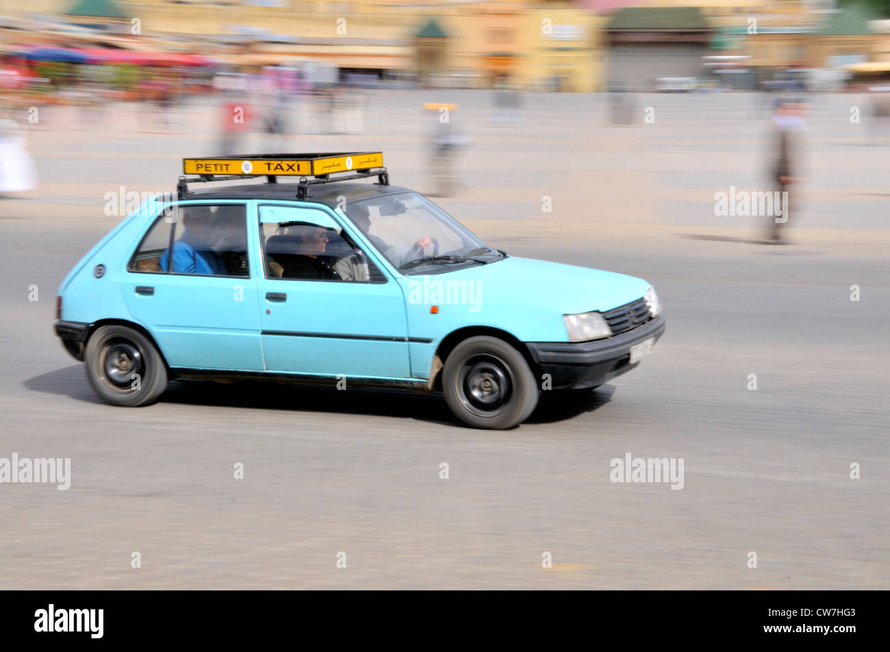 Petit Taxi, Morocco, Meknes Stock Photo