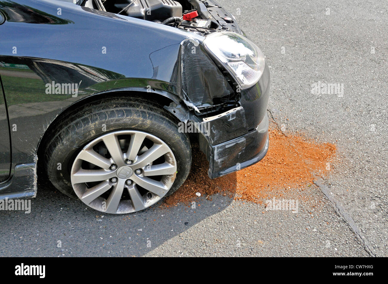 car accident, Germany Stock Photo Alamy