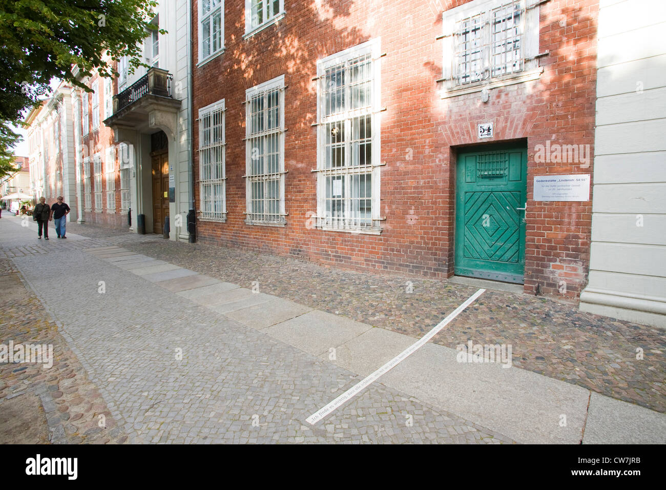europe, germany, brandenburg, potsdam, lindenstrasse, prison for political crimes in the cours of the gdr, now museum Stock Photo