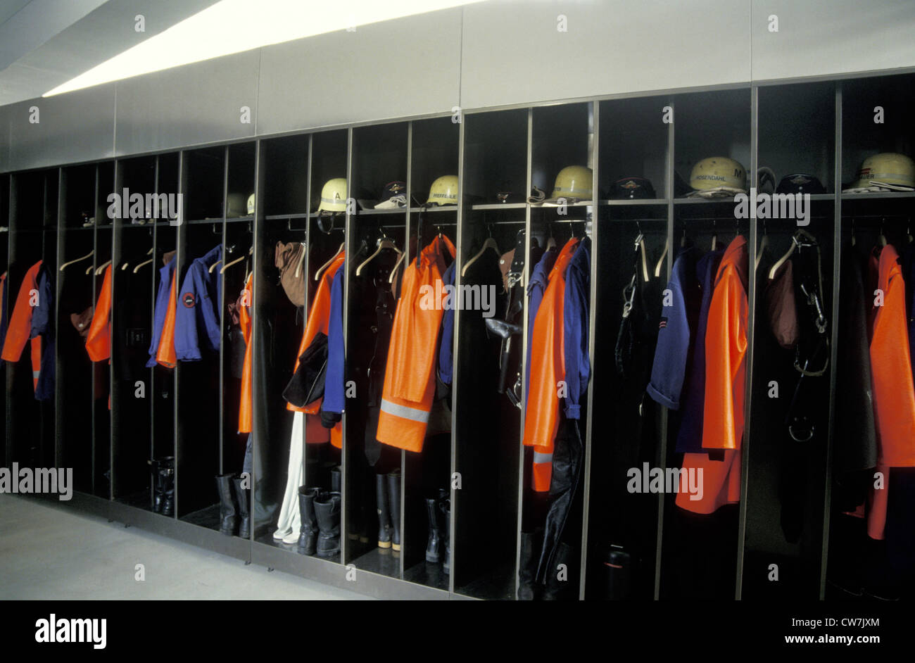 Firefighter Lockers High Resolution Stock Photography and Images - Alamy