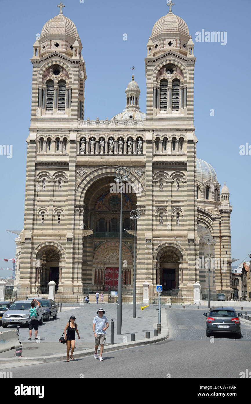 Marseille Cathedral, Marseille, Bouches-du-Rhône Department, Provence-Alpes-Côte d'Azur, France Stock Photo