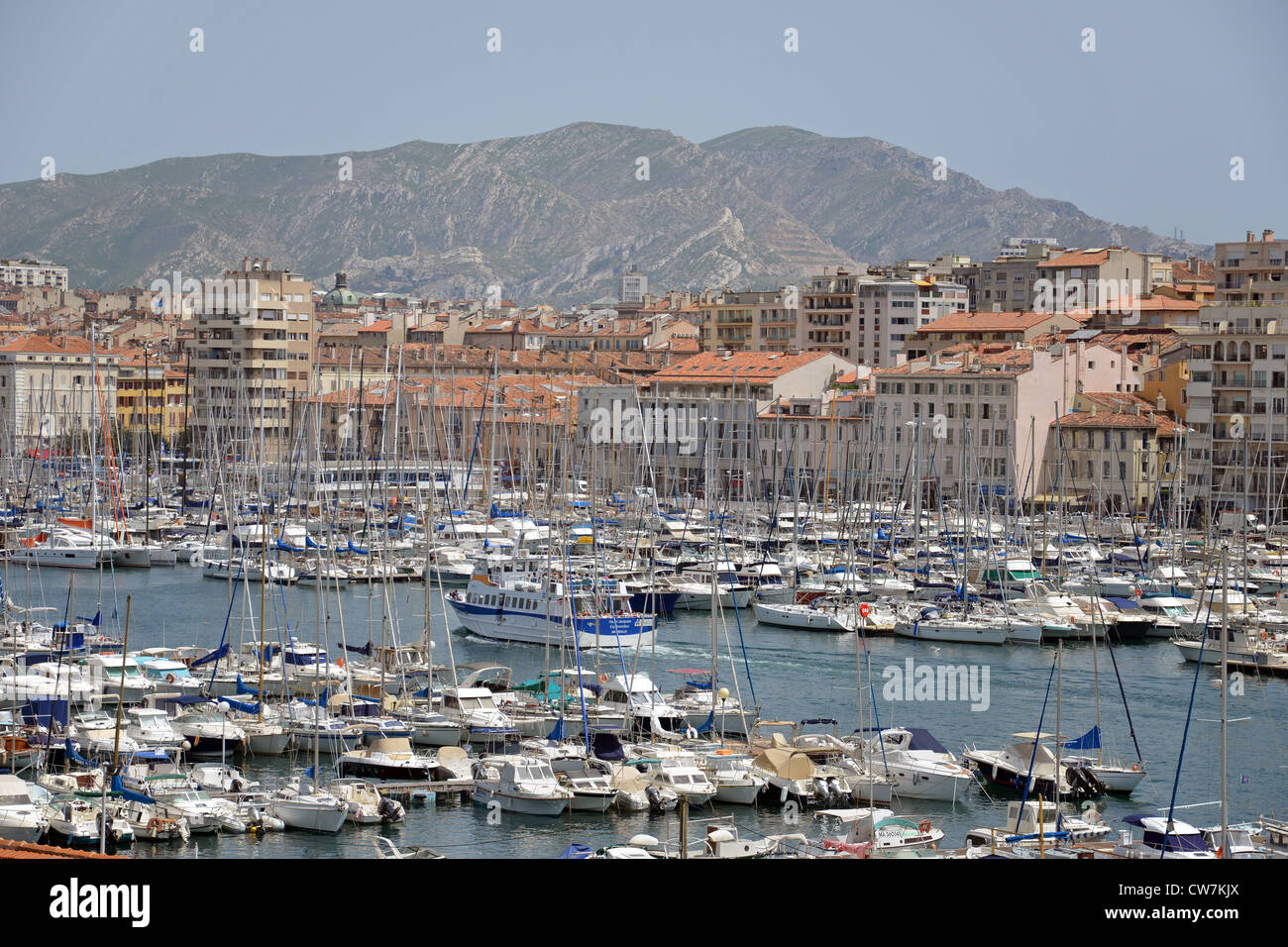 Vieux-Port de Marseille (old port), Marseille, Bouches-du-Rhône Department, Provence-Alpes-Côte d'Azur, France Stock Photo