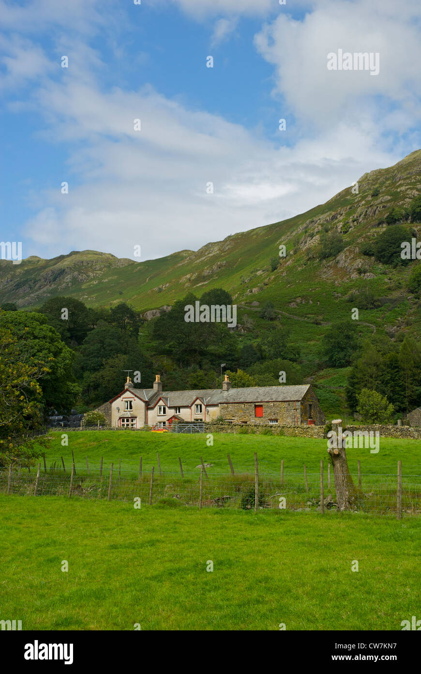 Brimmer Head Farm, Easedale, near Grasmere, Lake District National Park, Cumbria, England UK