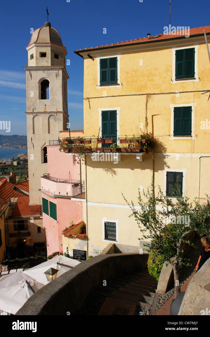 Cervo at the Italian Riviera Stock Photo Alamy