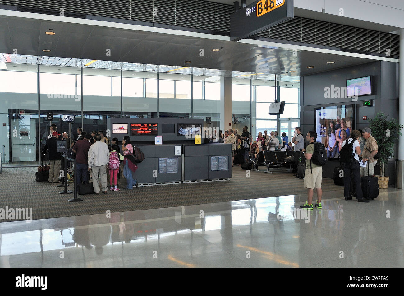 Terminal B gate Washington Dulles International Airport located in