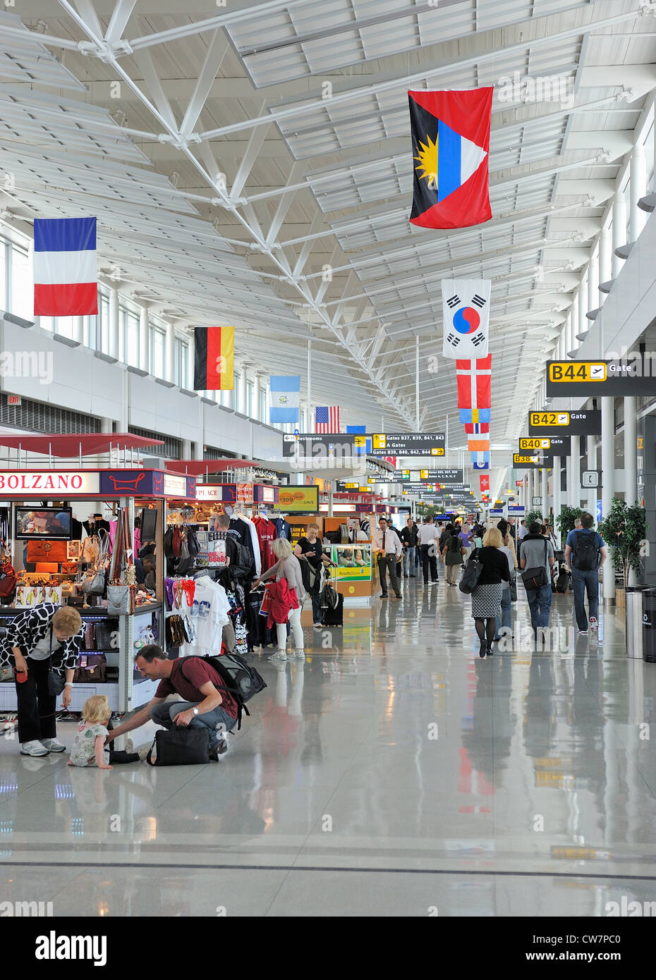 Terminal B Washington Dulles International Airport located in Loudon