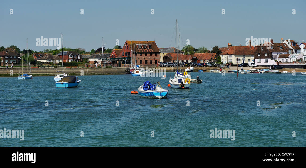 Emsworth Harbour Emsworth Hampshire England UK near the top of