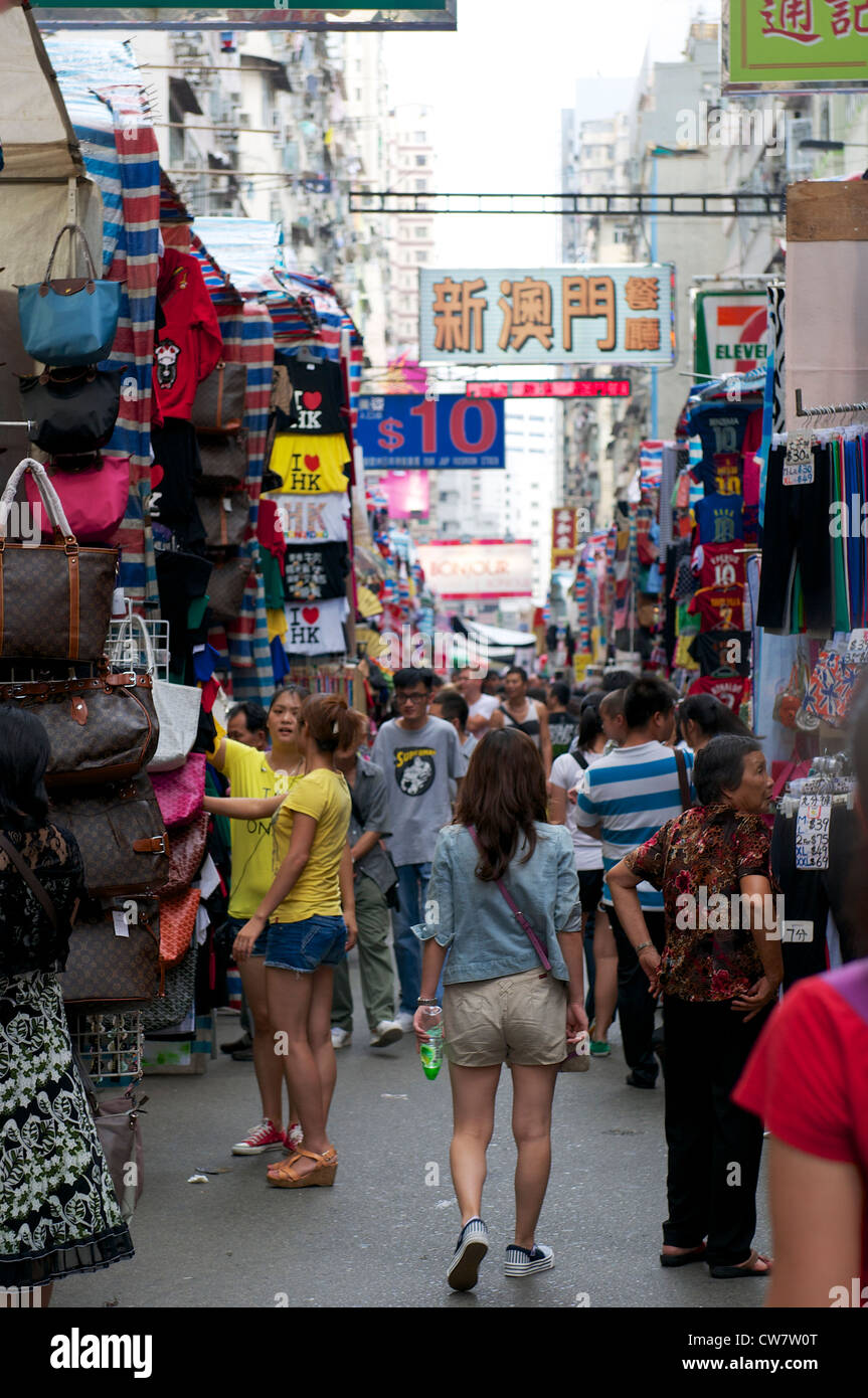 China, Hong Kong, Mong Kok, Ladies Market, Display of Ladies Handbags Stock  Photo - Alamy