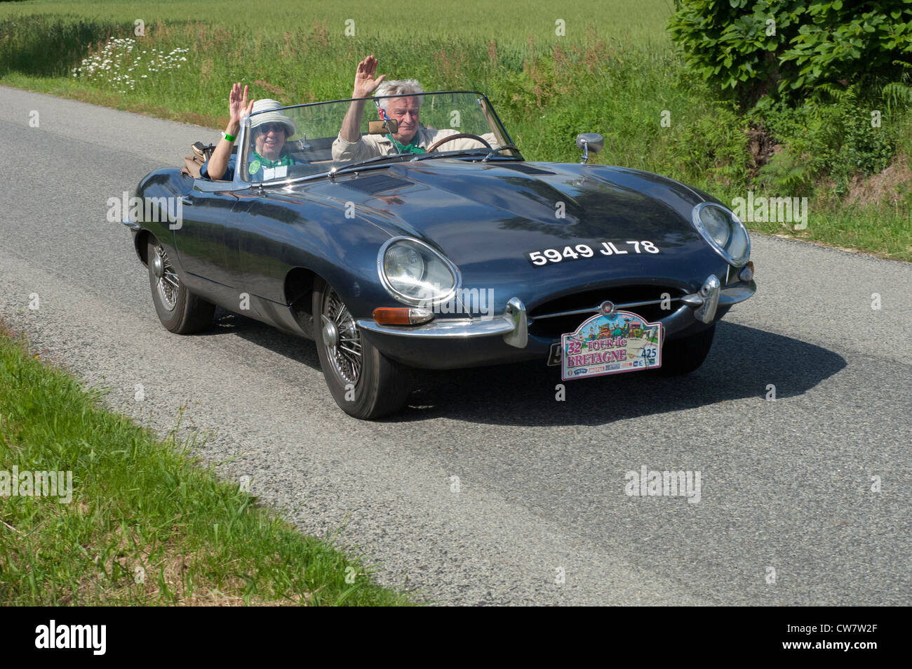 Jaguar E Type High Resolution Stock Photography And Images Alamy