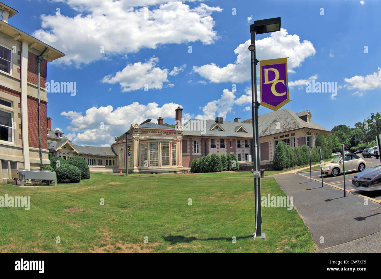 Campus of Dowling College Oakdale Long Island New York Stock Photo