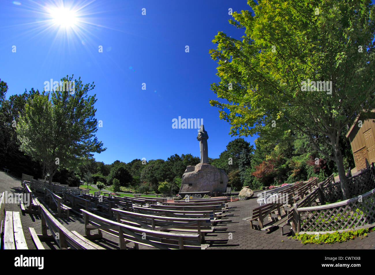 Religious monument Shrine of Our Lady of the Island Manorville Long