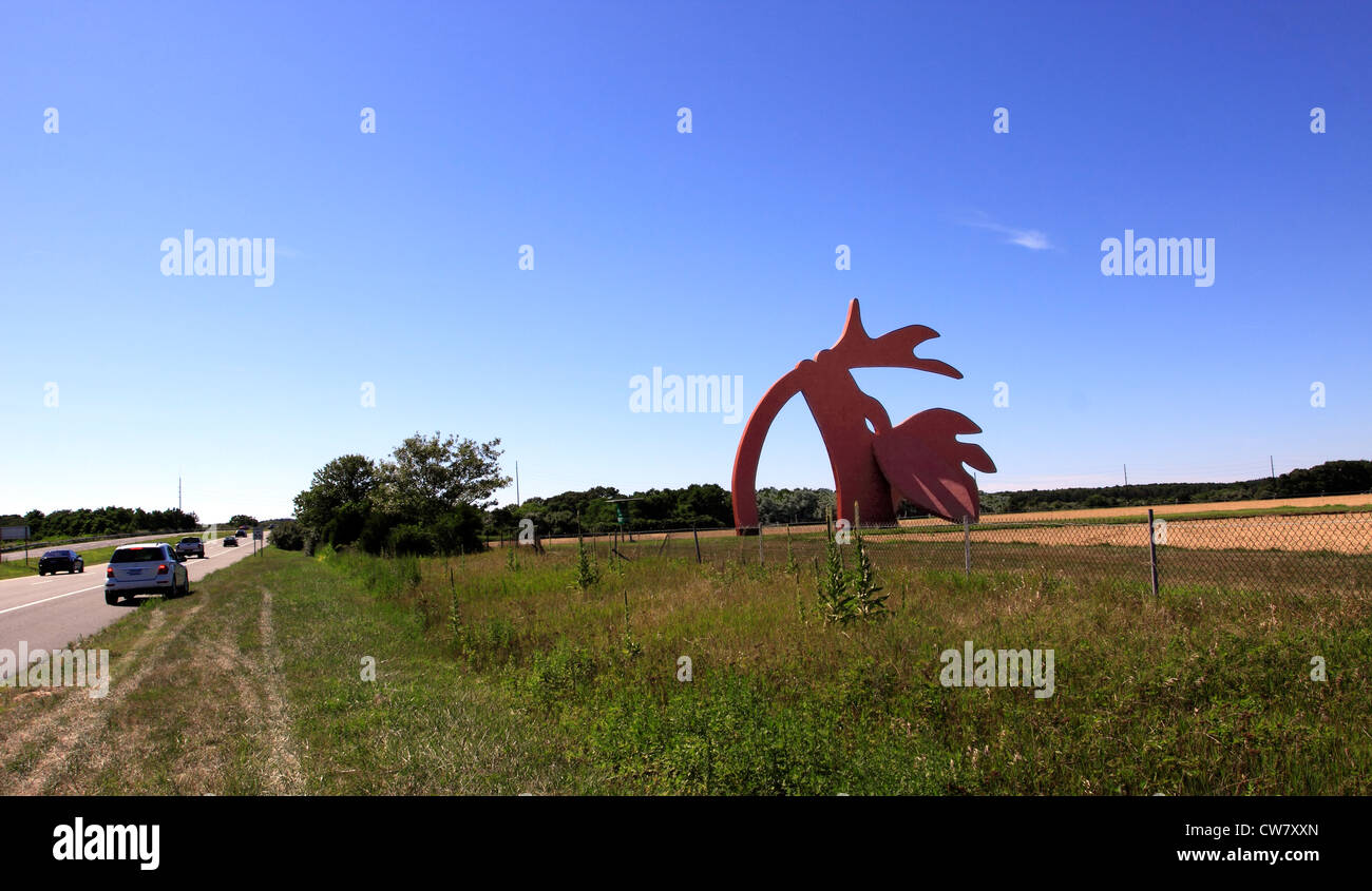 The Stargazer a large outdoor sculpture on eastern Long Island New York Stock Photo Alamy