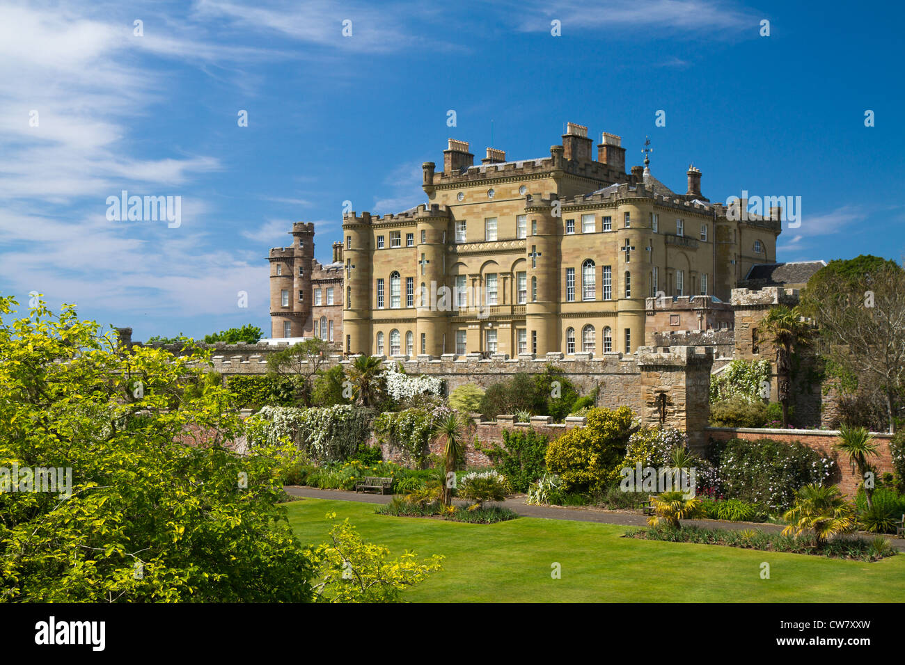 Garden of the Culzean Castle, Scotland, United Kingdom Stock Photo