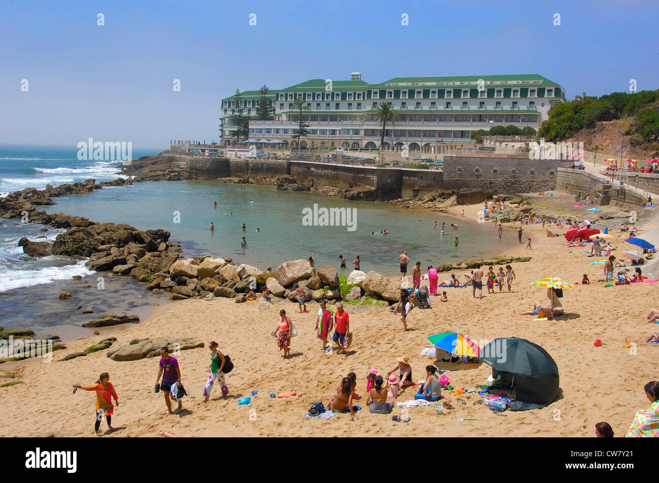 Ericeira, Praia do sul, Do sul beach, Mafra, Portugal, Europe Stock