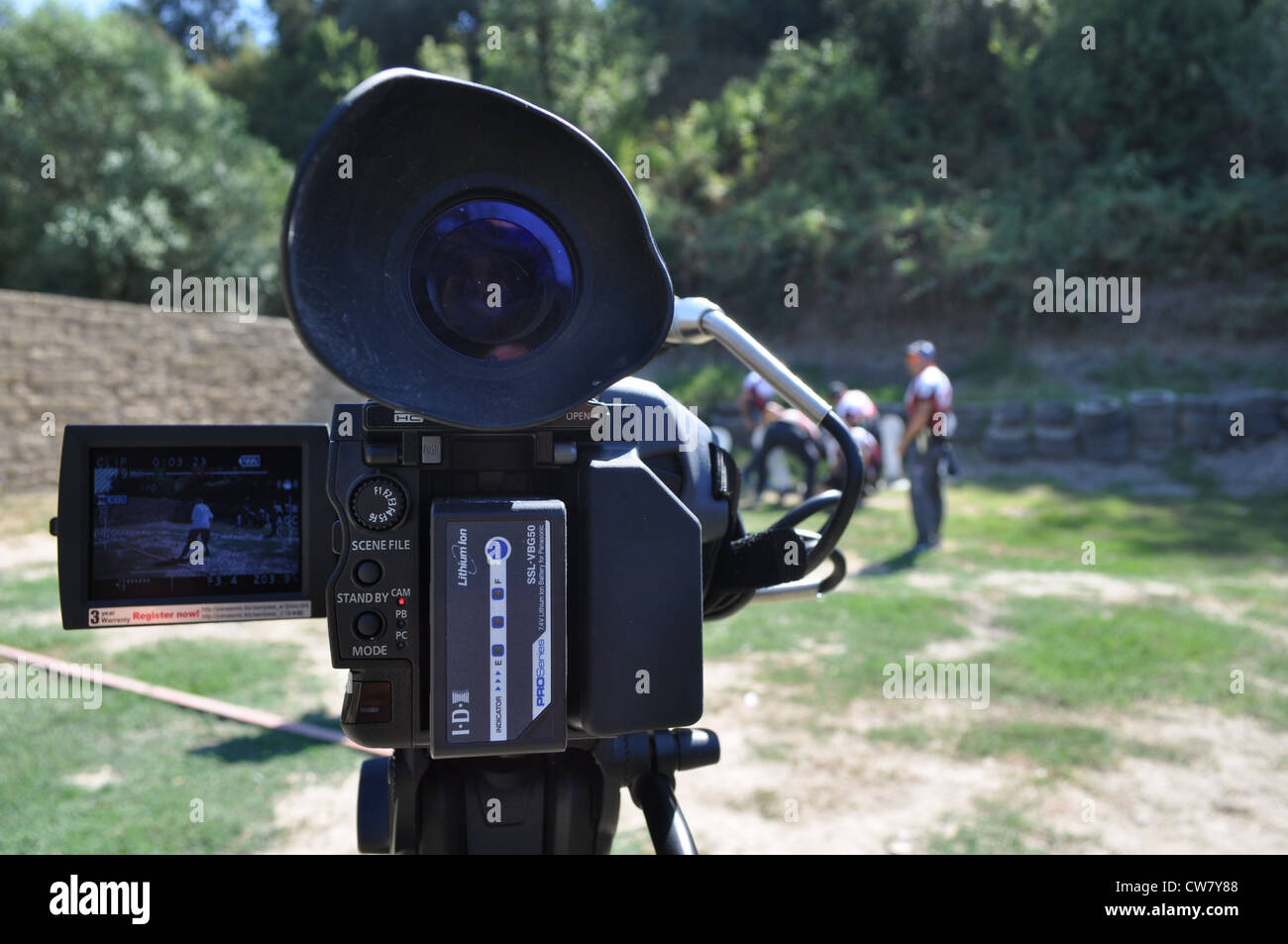 digital camcorder recording Stock Photo Alamy