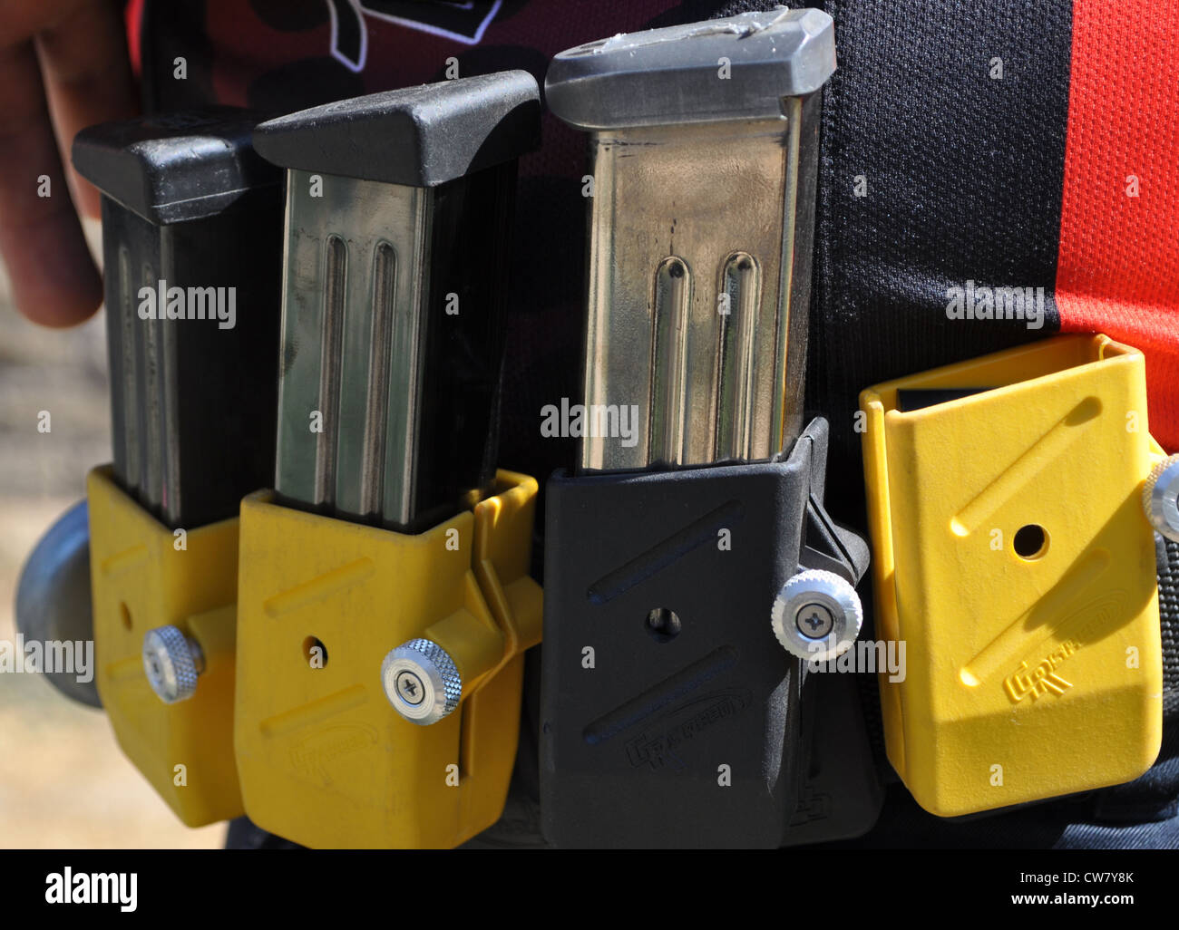 IPSC magazine holder Stock Photo Alamy