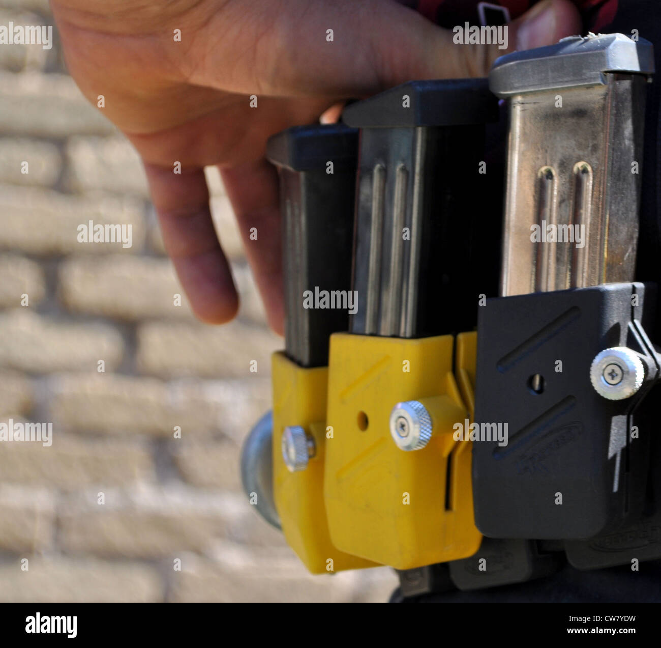 IPSC magazines and holders Stock Photo Alamy