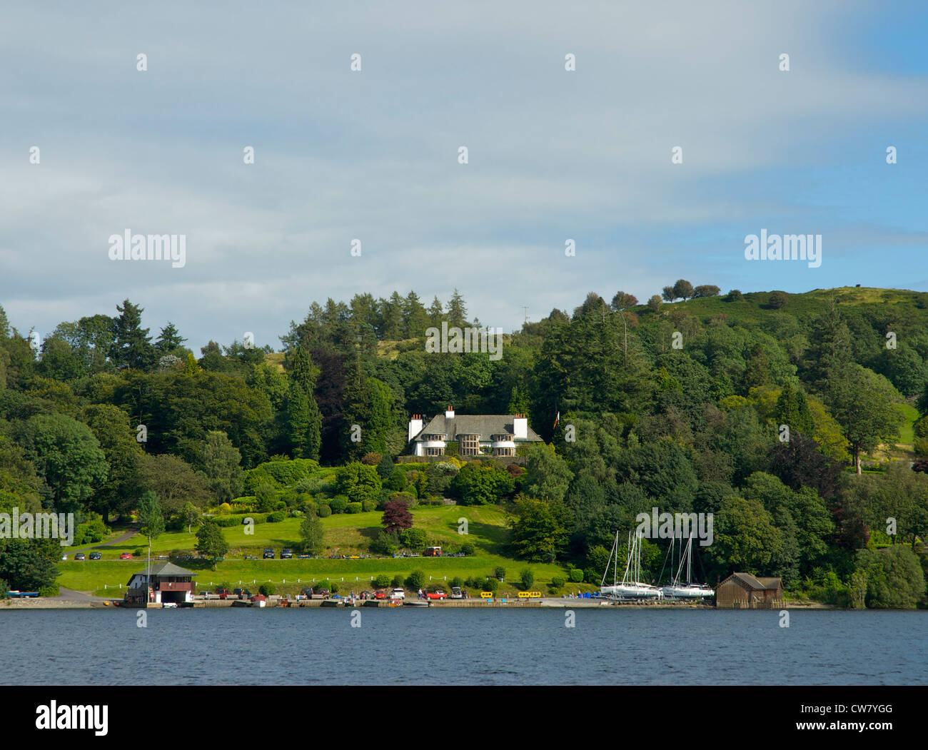 Broad Leys, on eastern shore of Lake Windermere, HQ of Windermere Motor