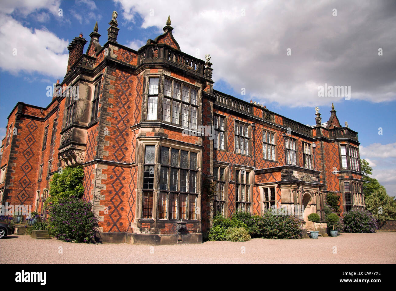 Stately home, Arley Hall, Cheshire, UK Stock Photo