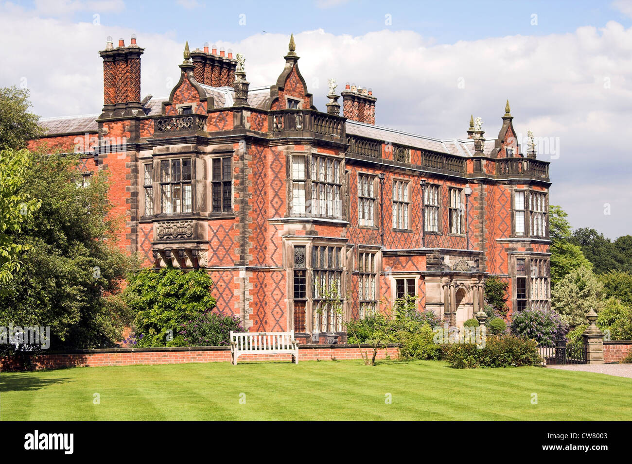 Stately home, Arley Hall and Gardens, Cheshire, UK Stock Photo Alamy