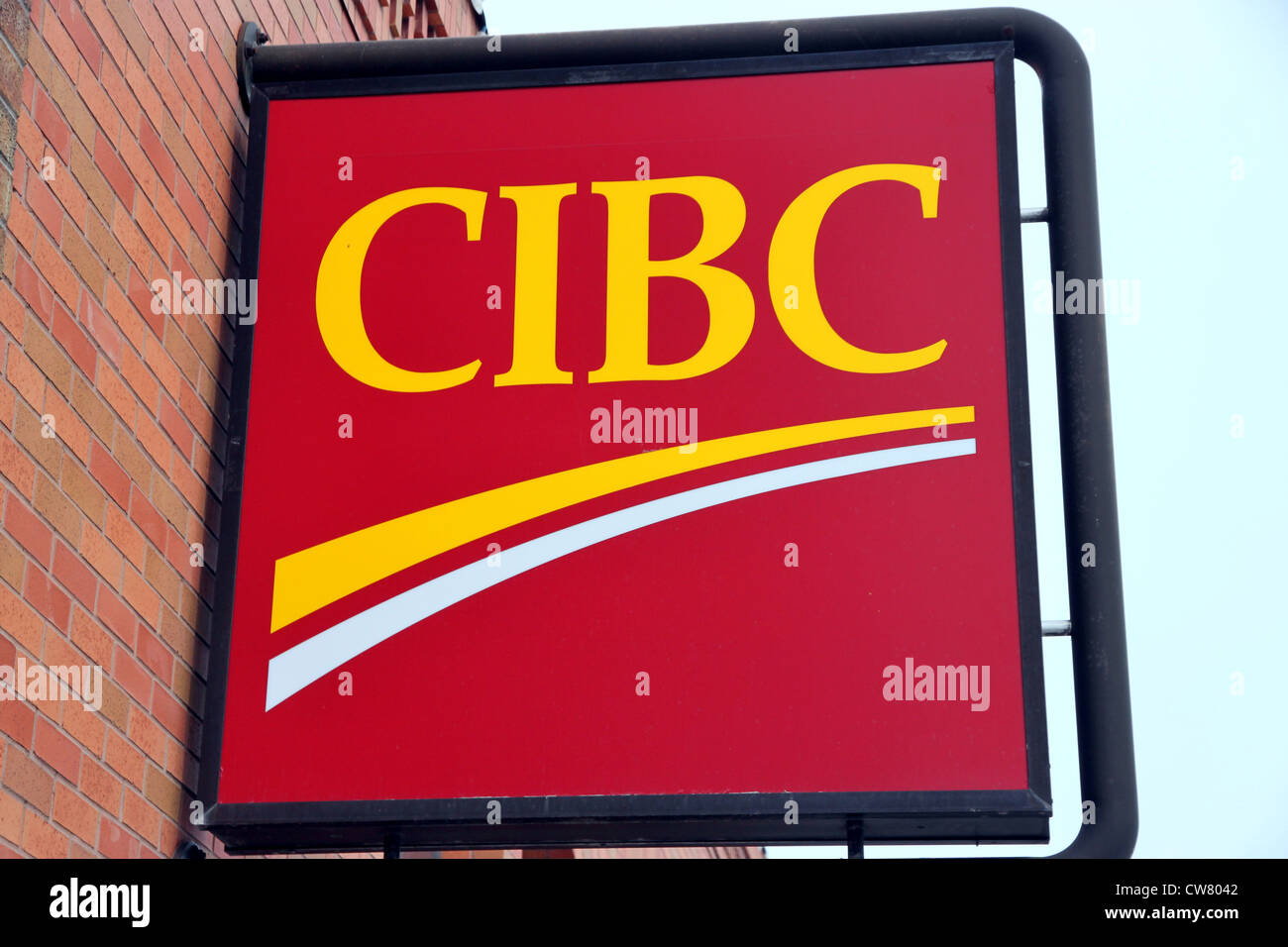 CIBC Bank Sign Stock Photo