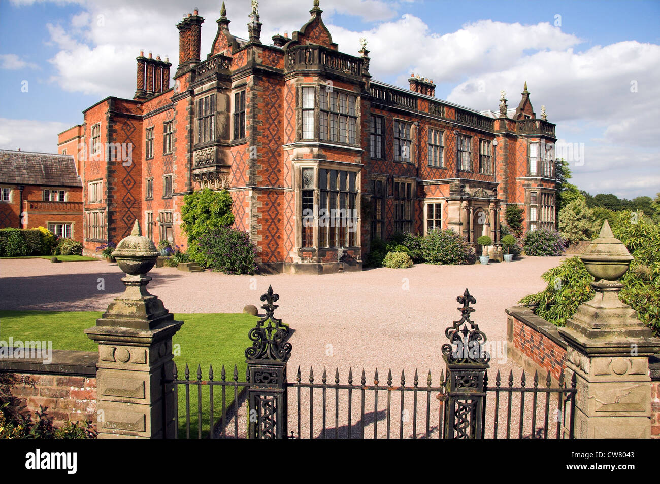 Stately home, Arley Hall and Gardens, Cheshire, UK Stock Photo