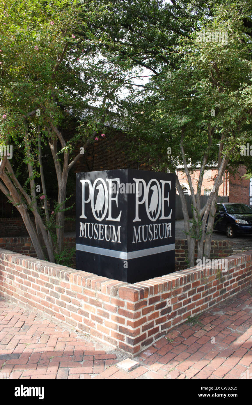 Edgar Allan Poe Museum in Richmond, Virginia, USA Stock Photo
