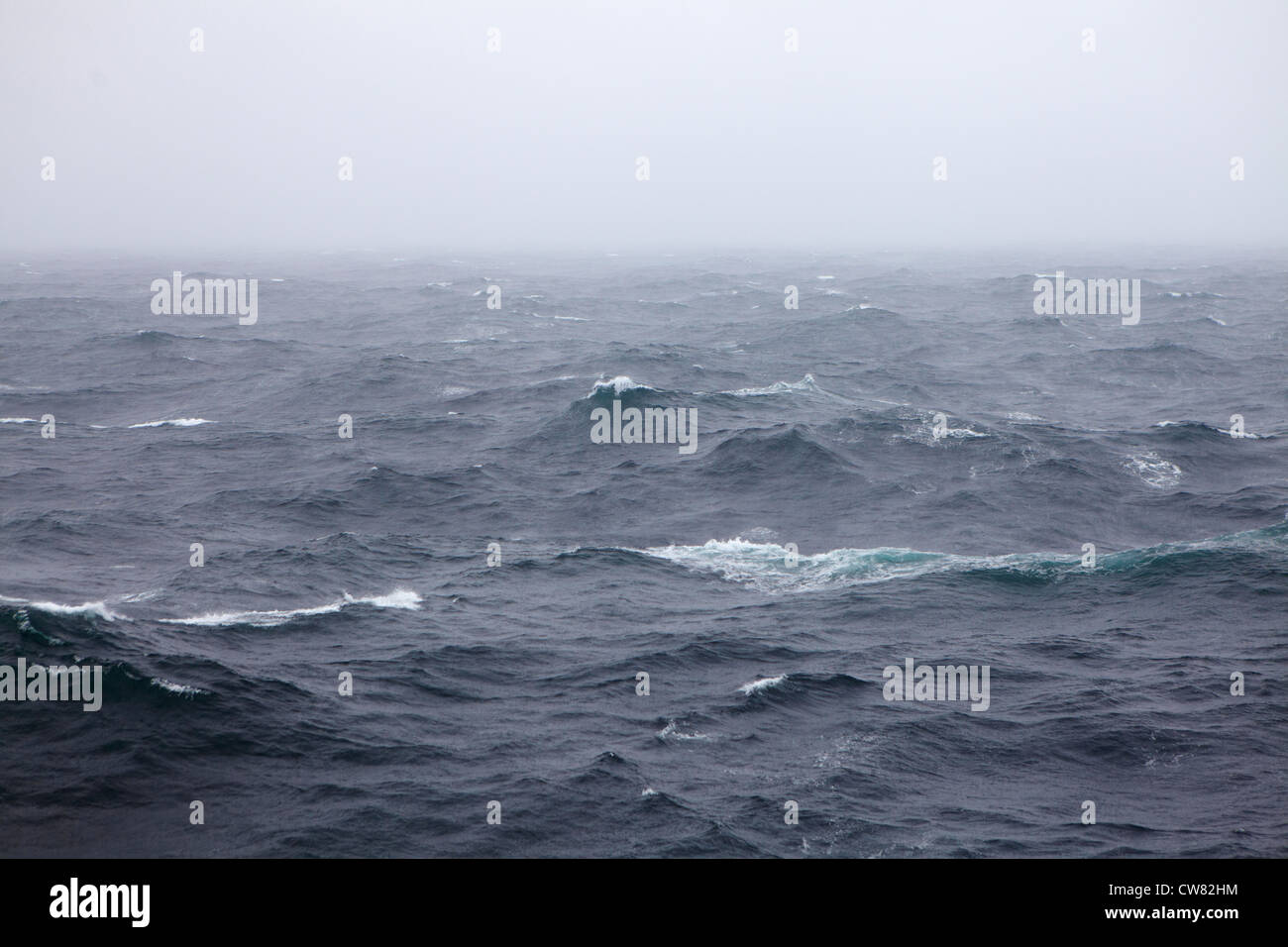 Rough sea on bay of Biscay force 8 gale Stock Photo Alamy