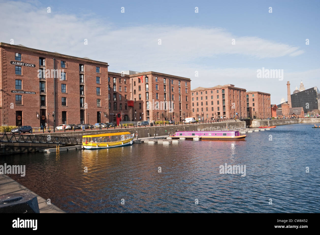 The Albert dock in Liverpool Stock Photo Alamy