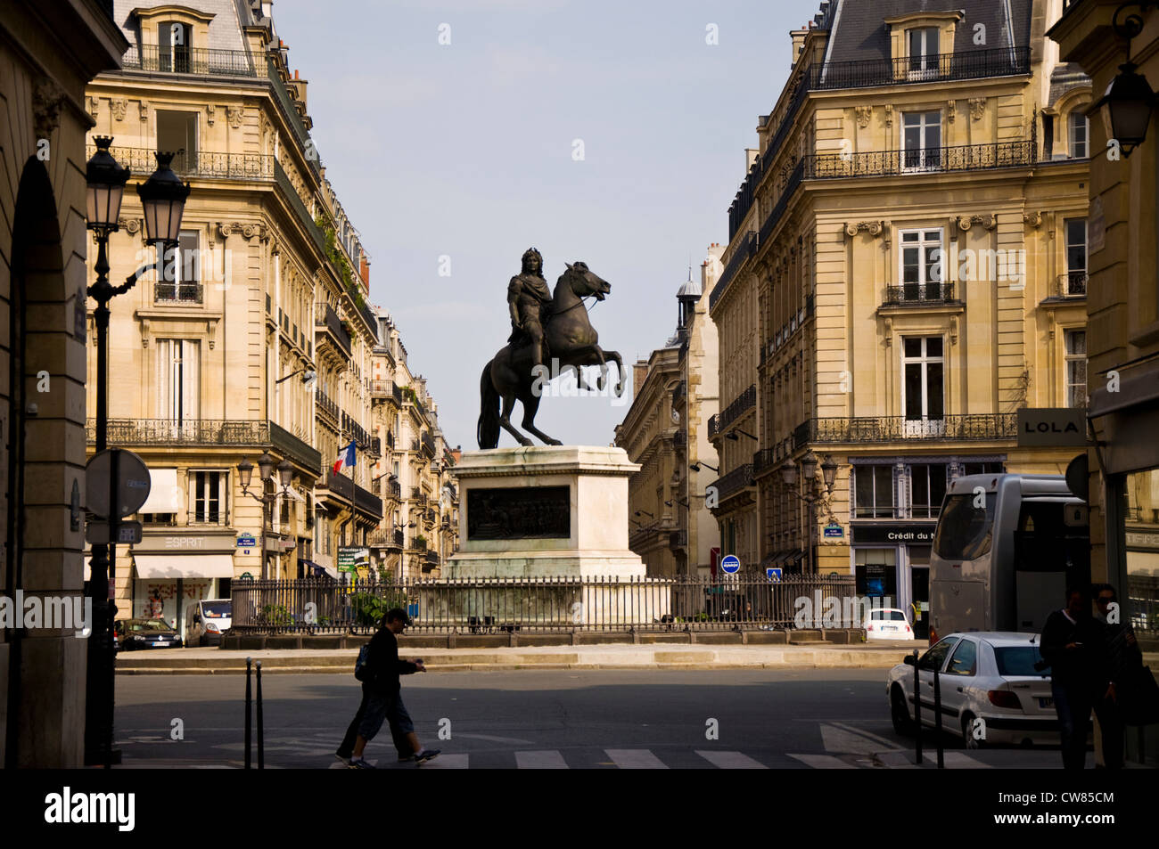 Place des Victoires 2nd Arrondisement Paris France Stock Photo