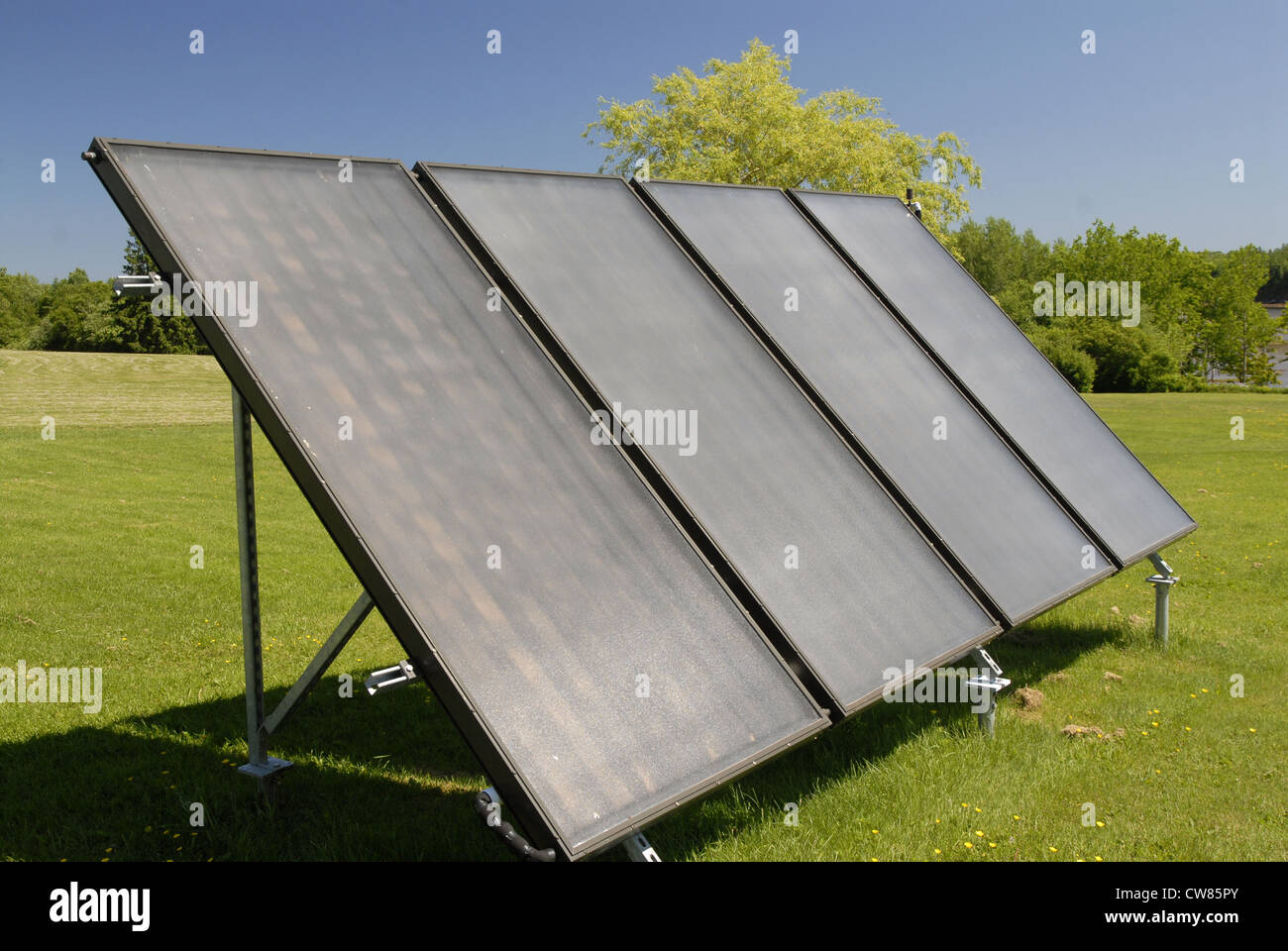 Solar panels in Nova Scotia, Canada Stock Photo Alamy