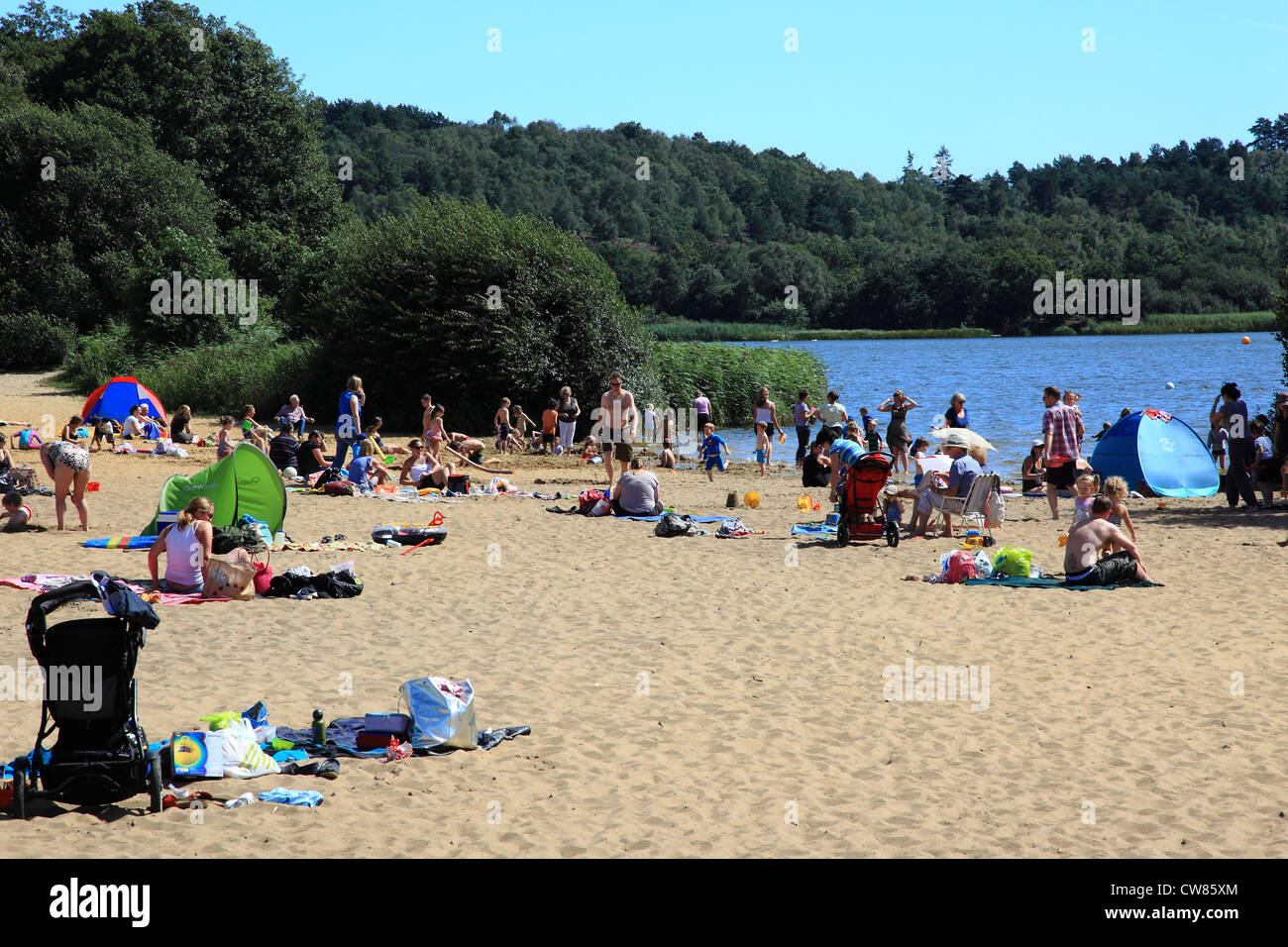 Frensham common beach hires stock photography and images Alamy