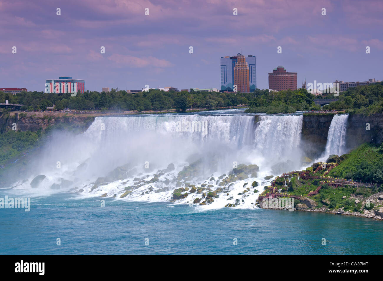 American Falls and Bridal Veil Falls in Niagara Falls State Park of New York Stock Photo Alamy